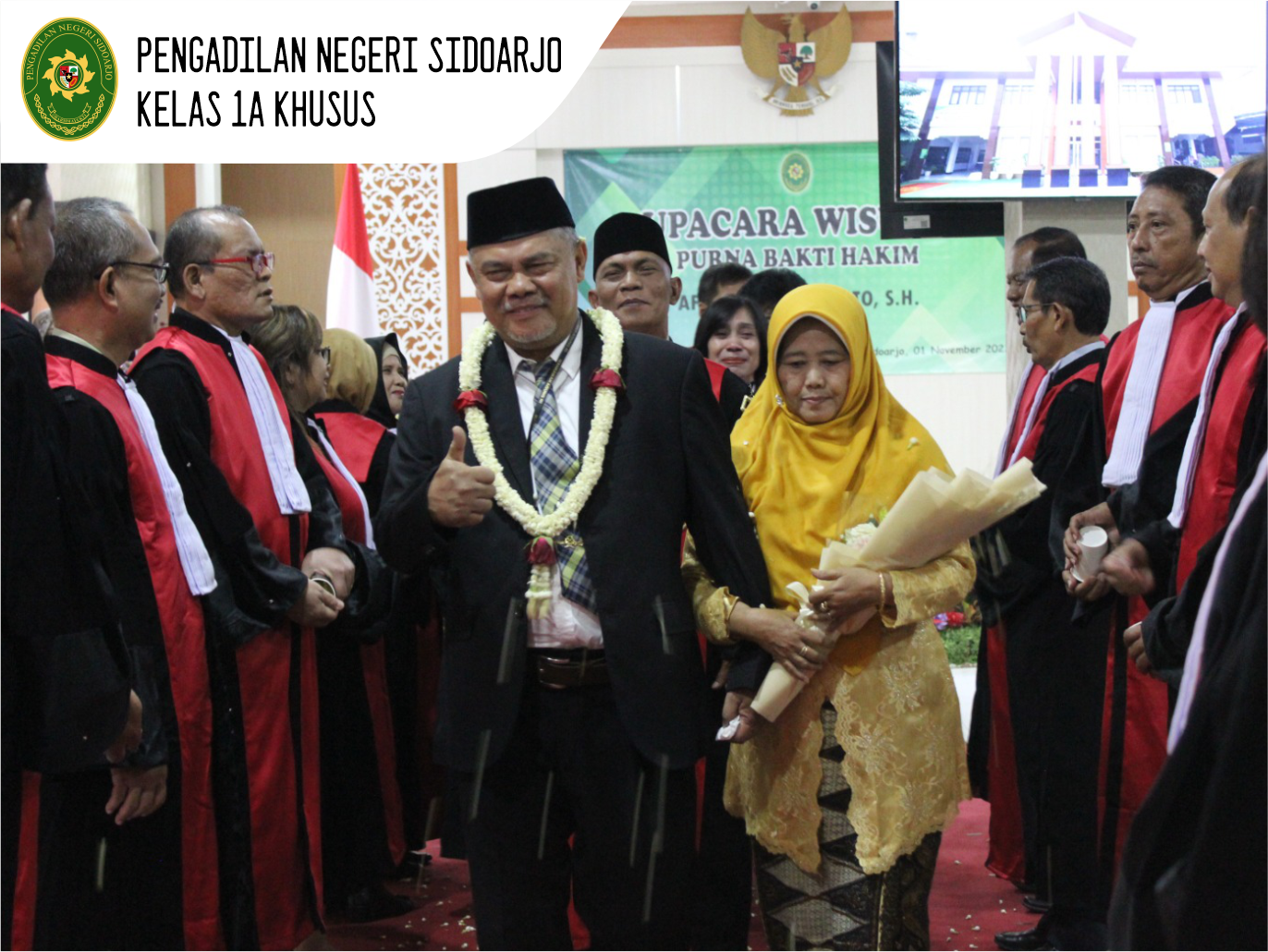 WISUDA PURNA BAKTI HAKIM PENGADILAN NEGERI SIDOARJO DAN PENGANTAR PURNA TUGAS - NOVEMBER 2023